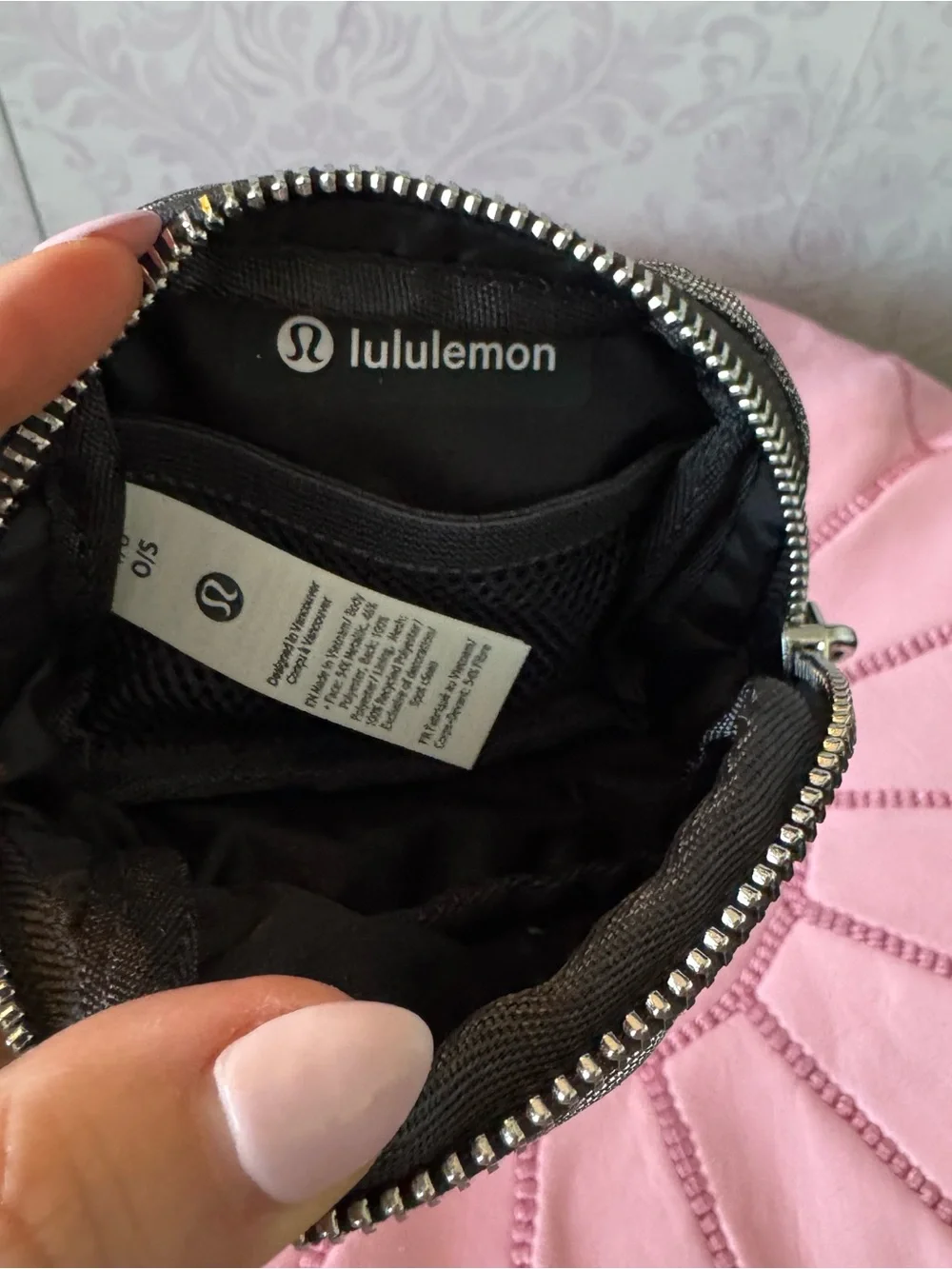 NWT Lululemon Everywhere Belt Bag Nano *Glitter Silver Graphite Grey Rare